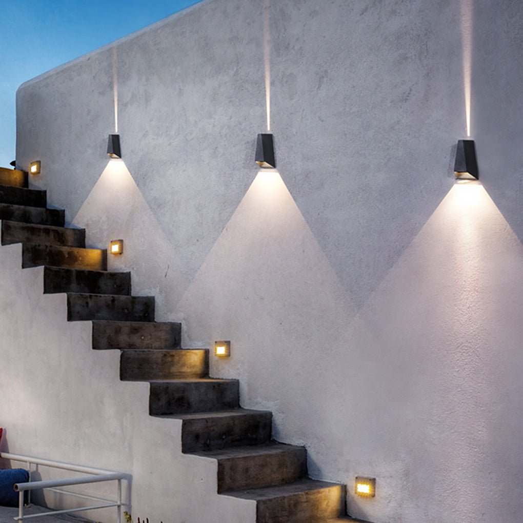 Flowy LED Waterproof Creative Modern Outdoor Porch Lights