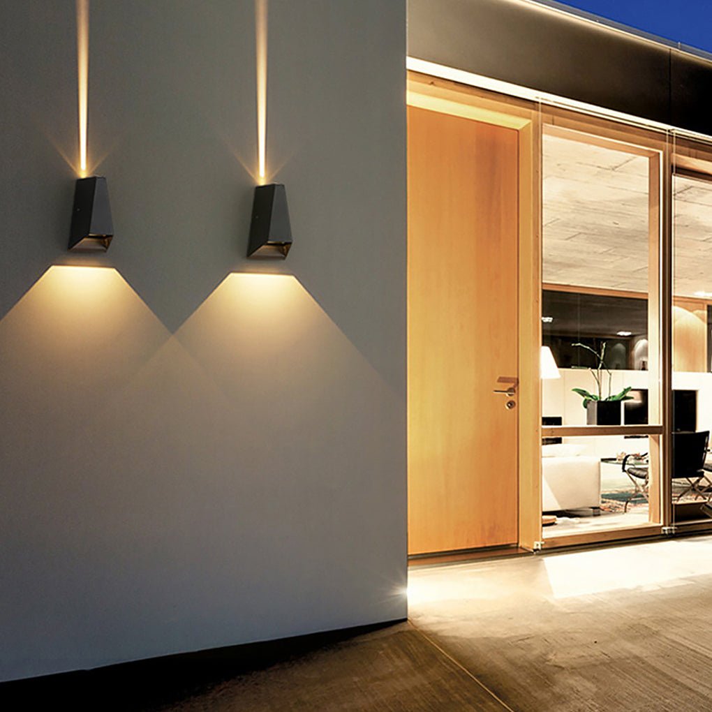 Flowy LED Waterproof Creative Modern Outdoor Porch Lights