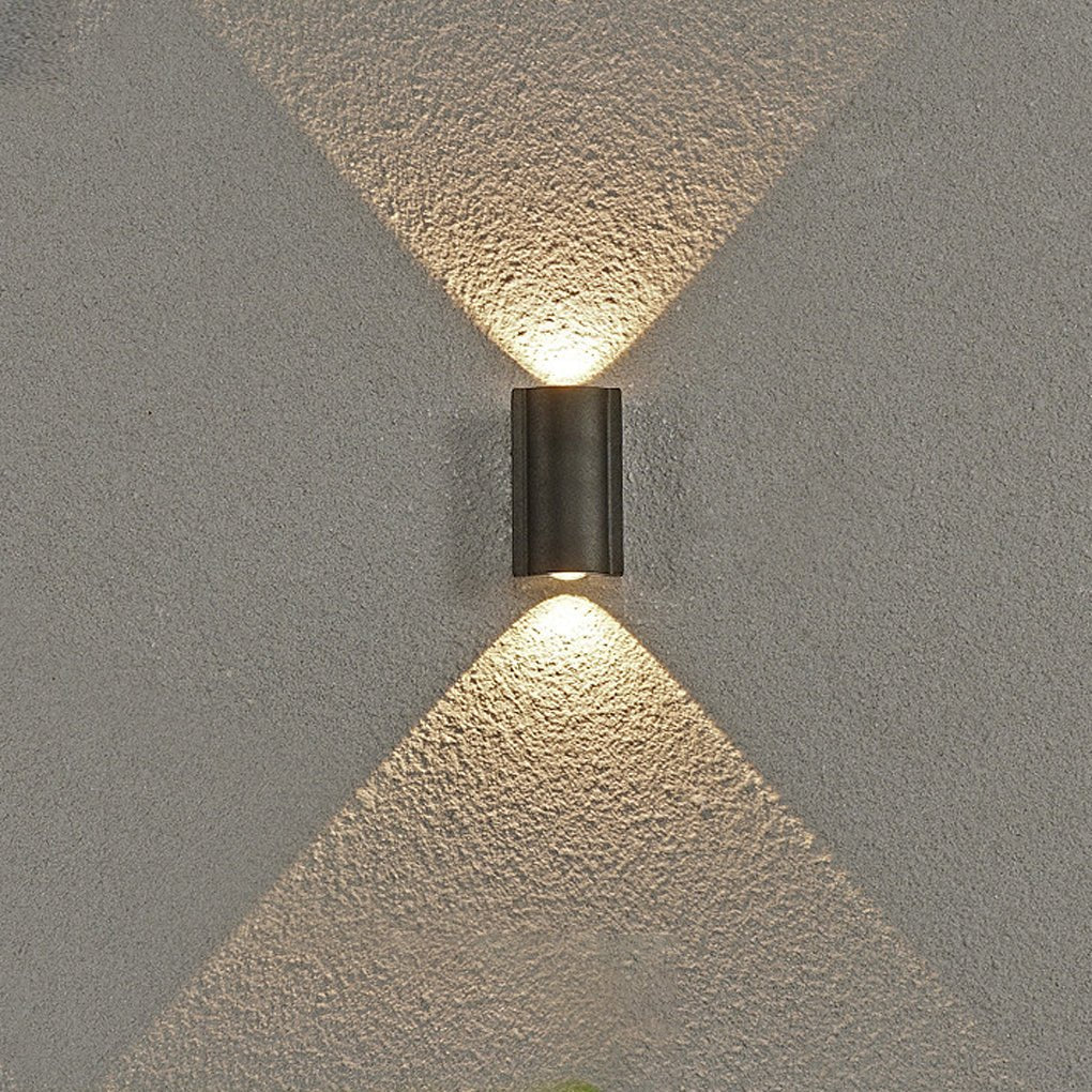 Rufus Creative Wave Arc LED Outdoor Wall Lights