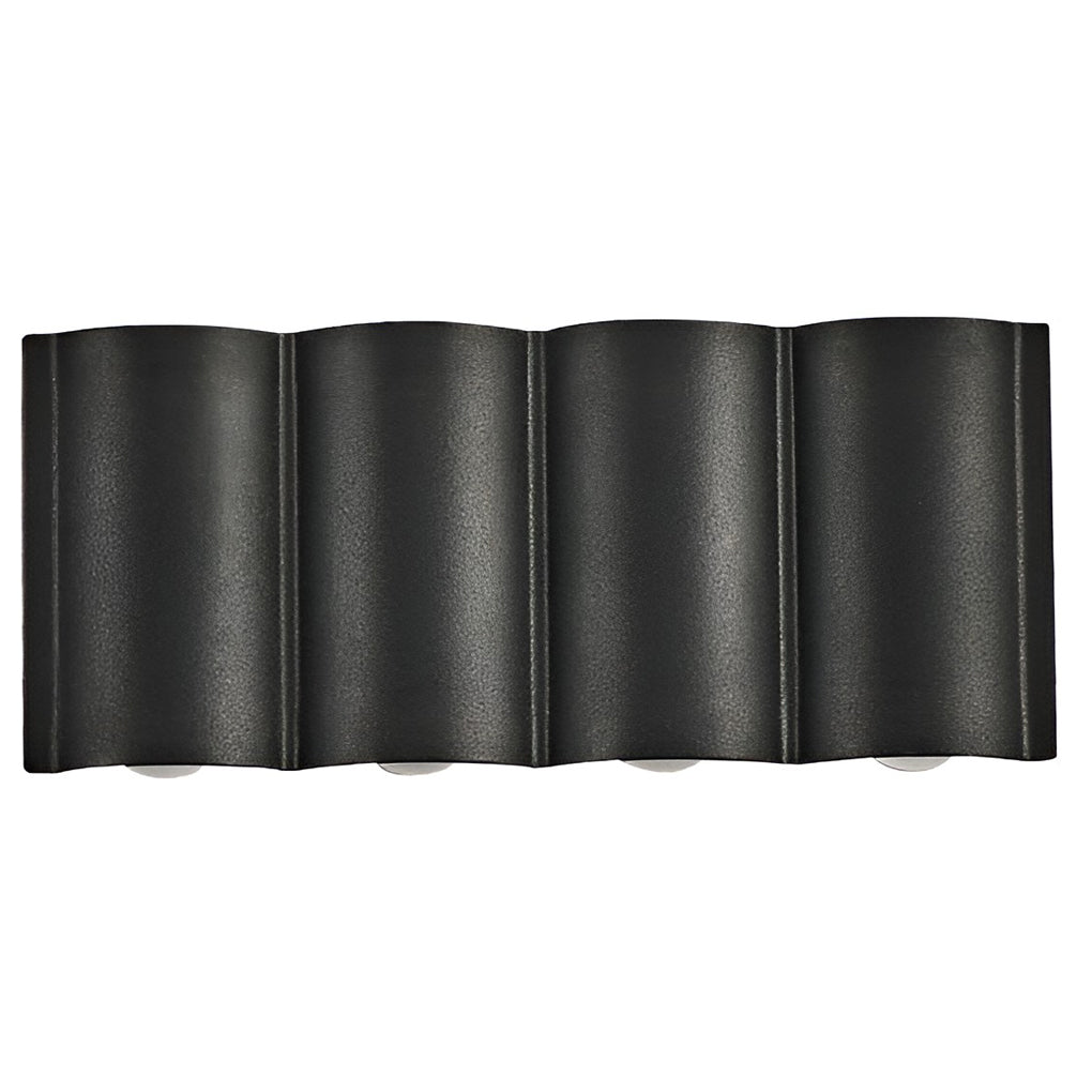 Rufus Creative Wave Arc LED Outdoor Wall Lights