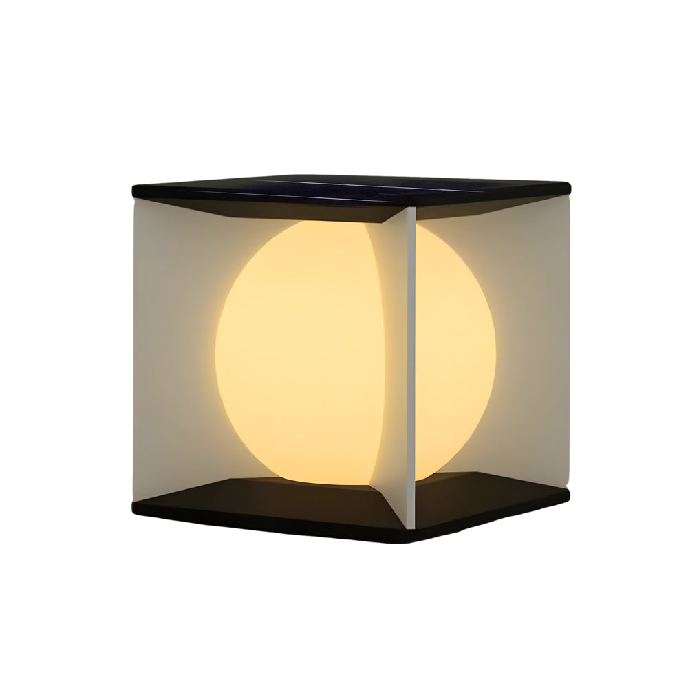 Panora Square Lampshade Steel Outdoor Pillar lights