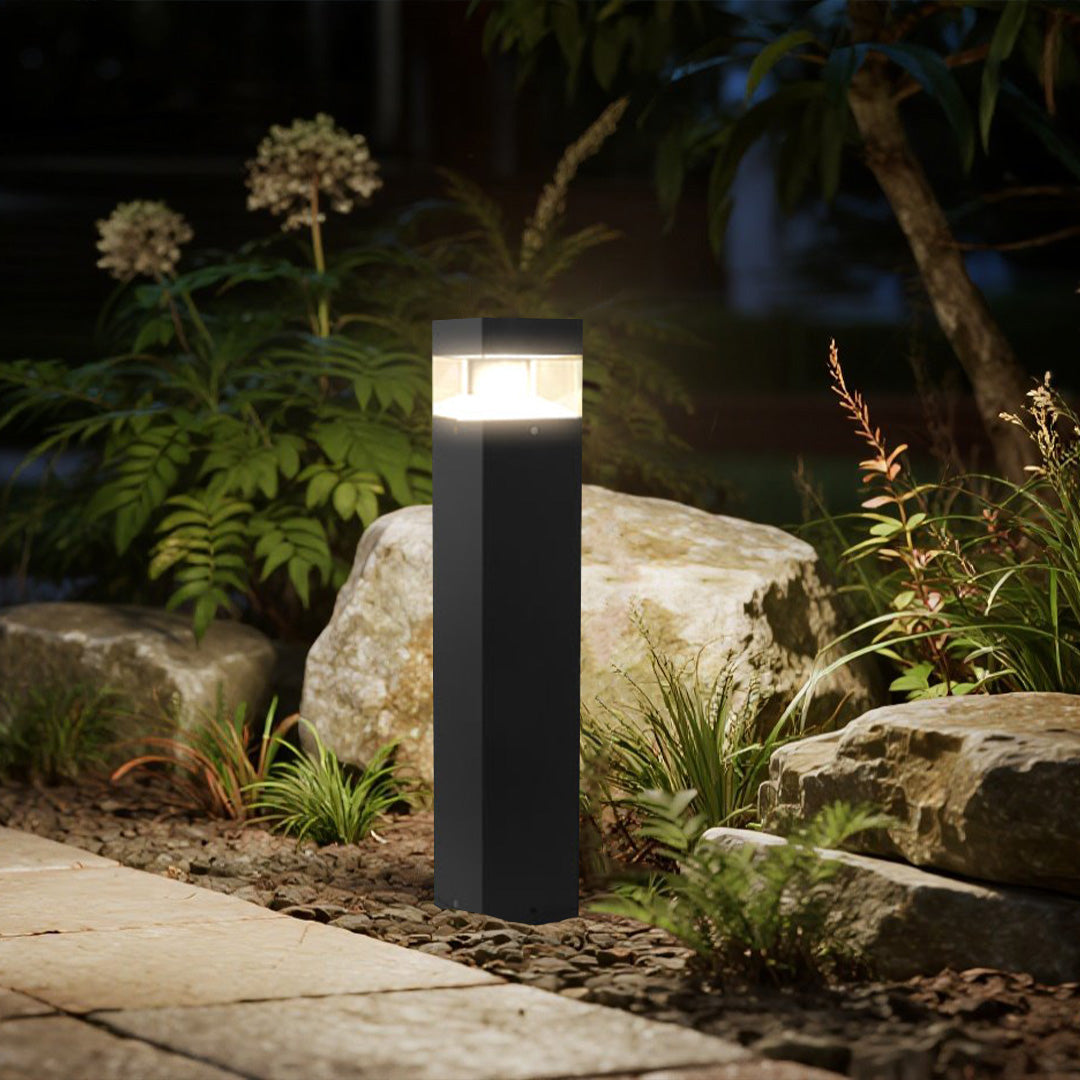 Elsiyy Minimalist Nordic Outdoor Lawn Pole Light