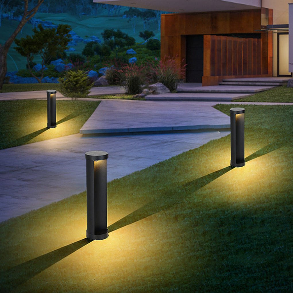 Scarlett Modern Cylinder Lawn Outdoor Lamp