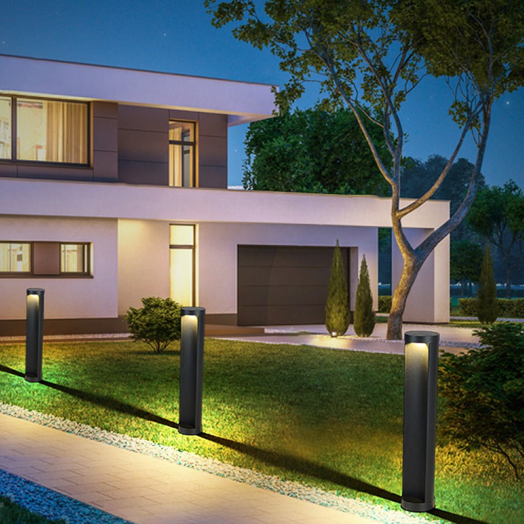 Scarlett Modern Cylinder Lawn Outdoor Lamp