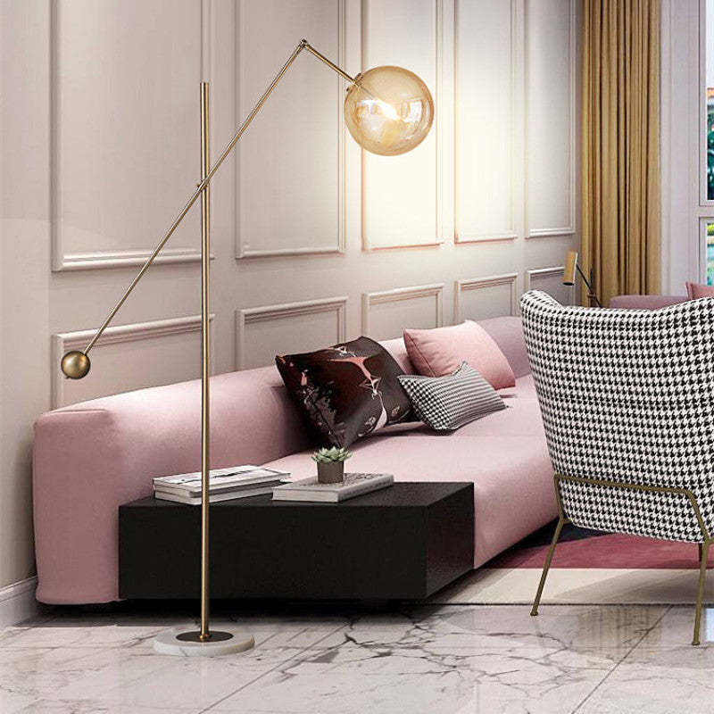 Valentina Arc Floor Lamp - Neutral Decor