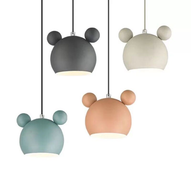 Valentina Mouse Head Pendant Light, 5 Colour - Neutral Decor