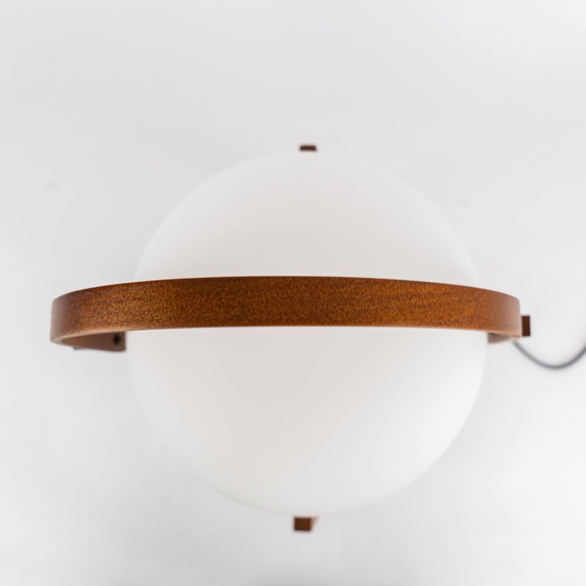 Lethra Wood Glass Table Lamp-Neutral Decor