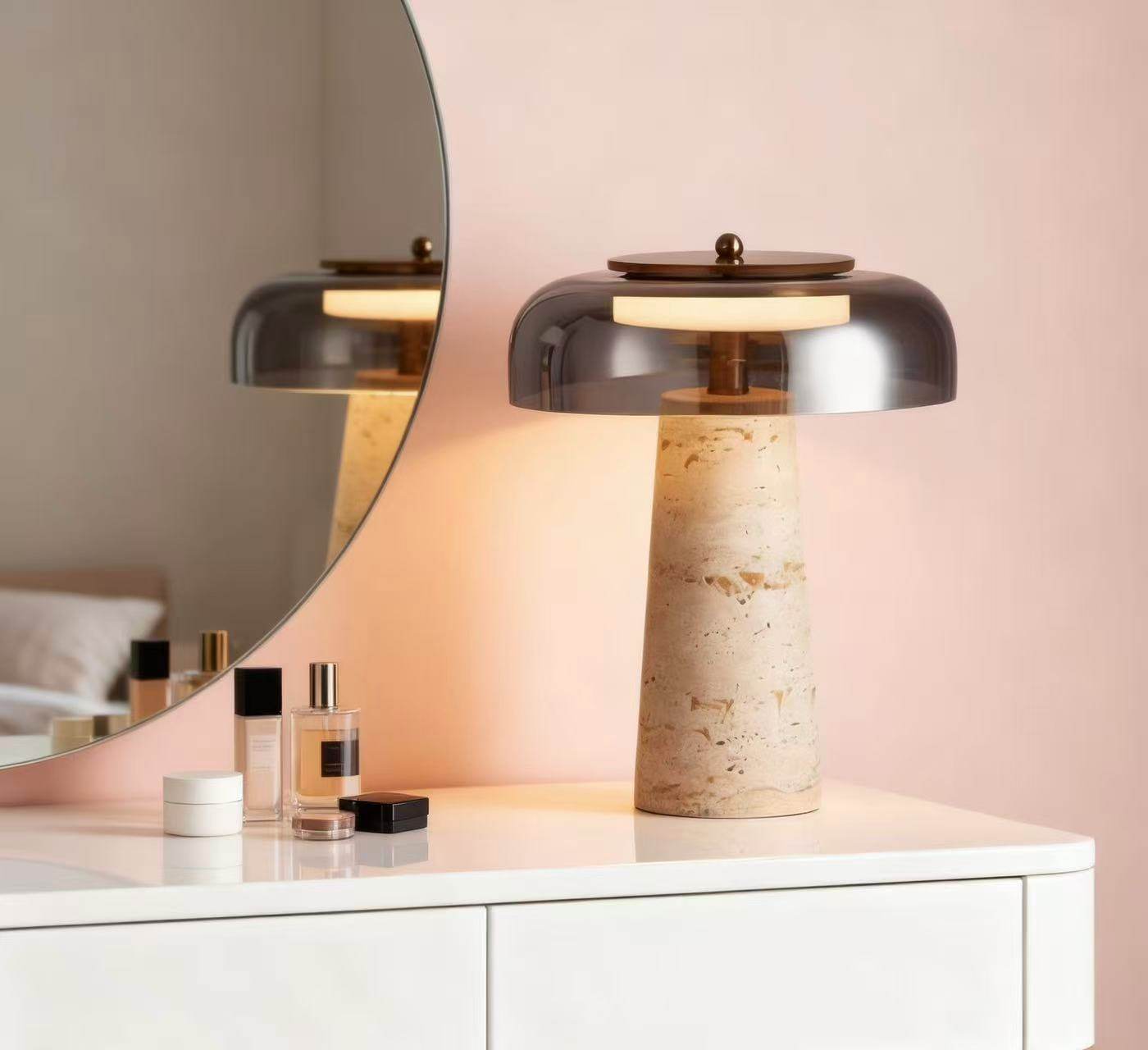 Strata Table Lamp-Neutral Decor