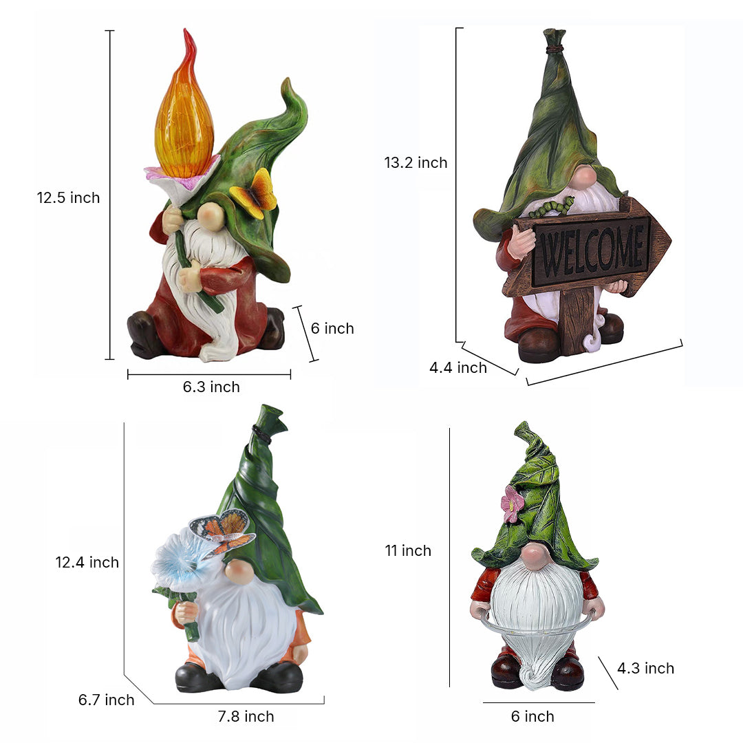 Honor Unique Art Gnomes Resin Outdoor Lights