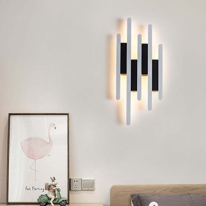 Arisha Industrial Black & White Wall Lamp, 2 Styles - Neutral Decor