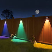 Wlla Square Multi-Color Ambient ABS Outdoor Wall Lights