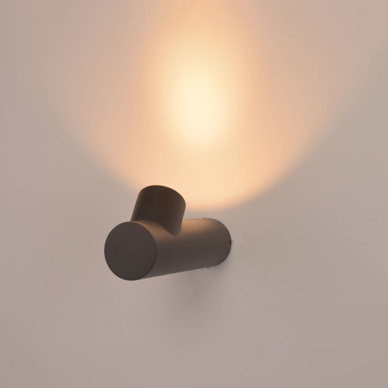 Ray Modern Waterproof Outdoor Wall Lighting, White & Black - Neutral Decor