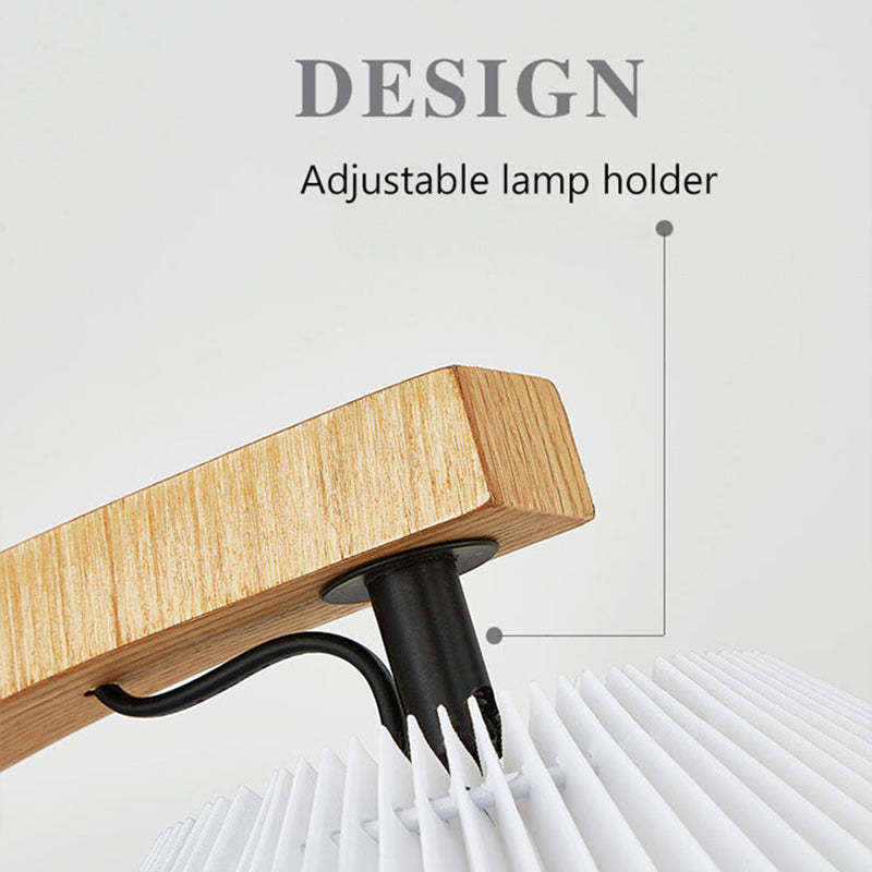 Muto Unique LED Floor Lamp, Wood/Metal, Living Room - Neutral Decor
