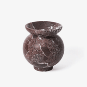 Marrow Marble Vase-Neutral Decor