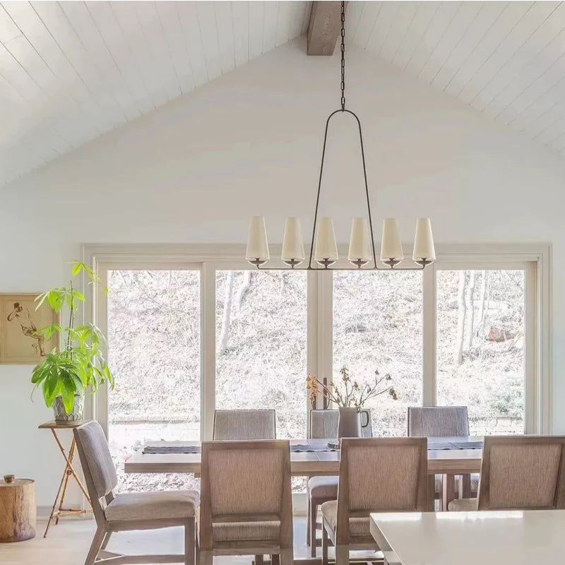 Silva Vintage LED Chandeliers White Black Bedroom Kitchen - Neutralighting