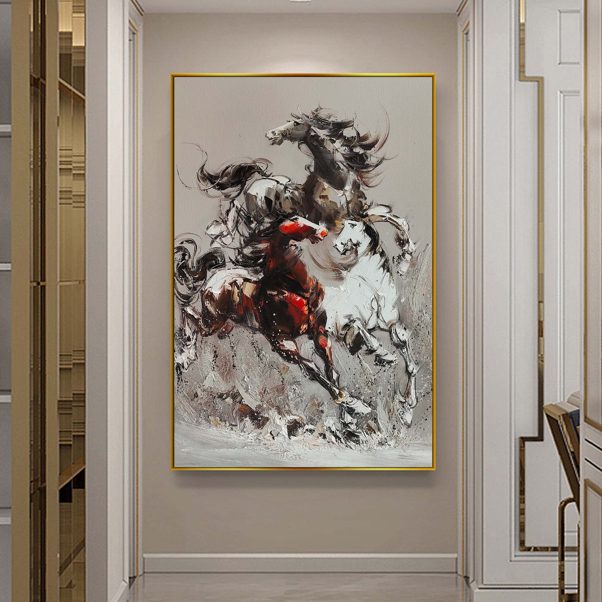 Running Horse Painting ANH55 - Neutralighting