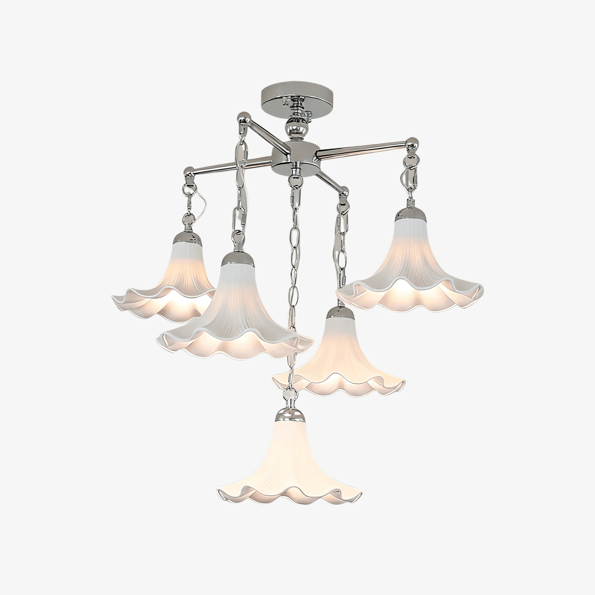 Jexen Bloom Chandelier-Neutral Decor