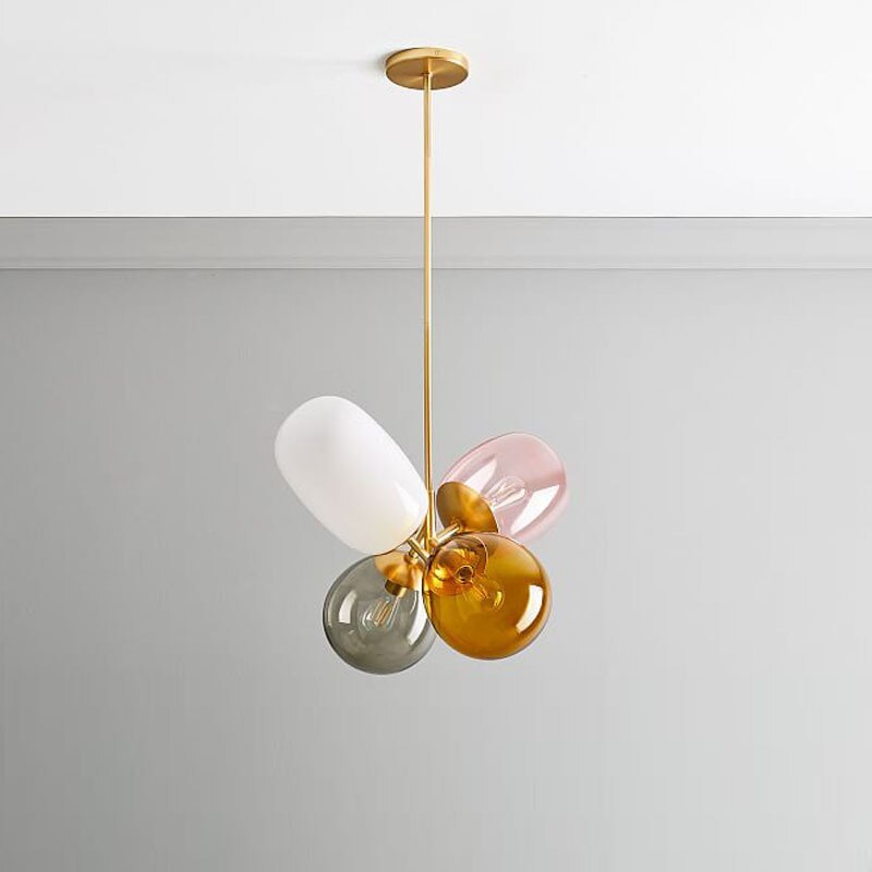Valentina Colorful Balloon Glass Creative Pendant Light - Neutral Decor