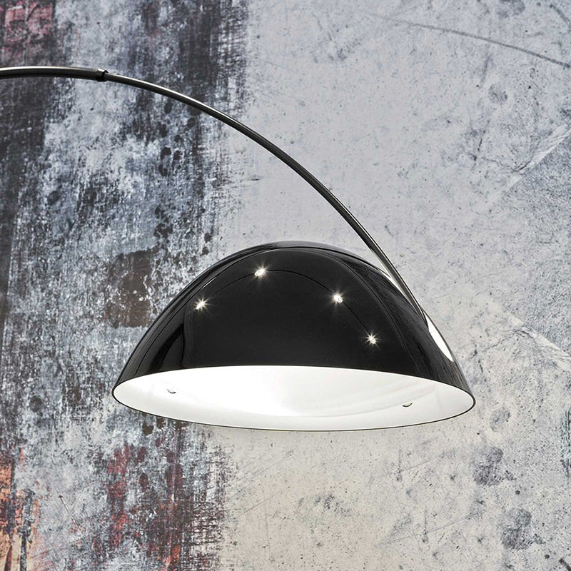 Avi Modrn Fishing Rod Metal Floor Lamp, Black - Neutral Decor