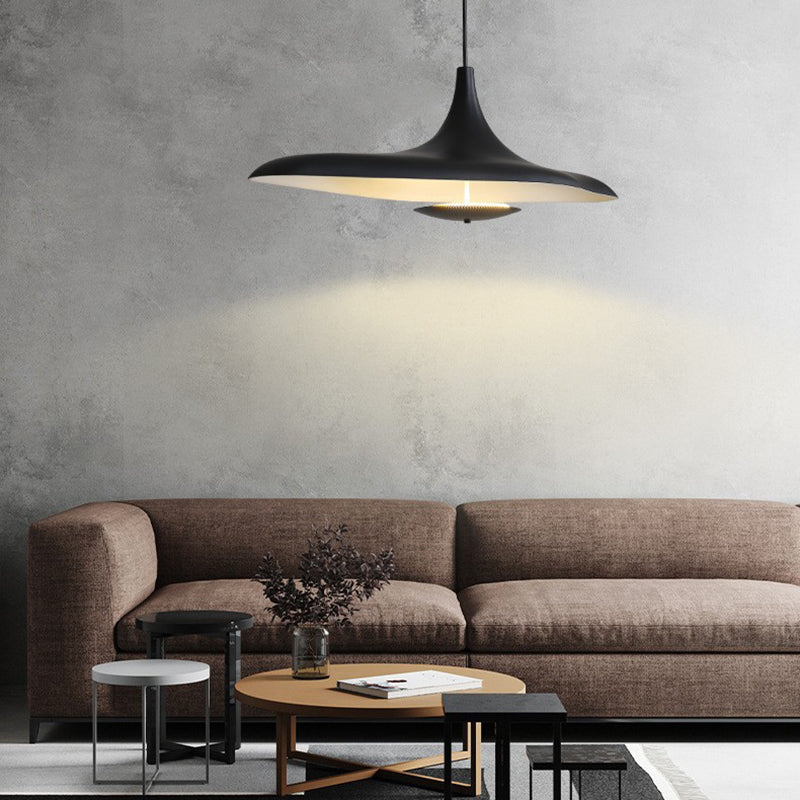 Arisha Modern Minimalist ResinCreative Pendant Light, Black/White - Neutral Decor