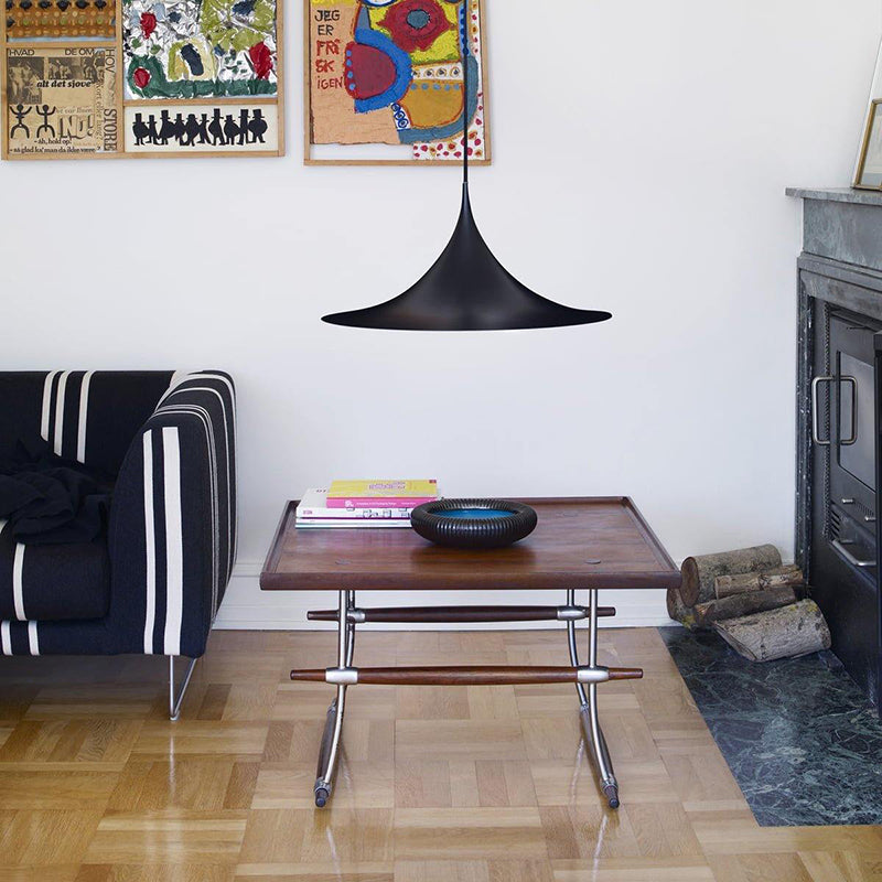 Arisha Minimalist Pendant Light, Hat - Neutral Decor