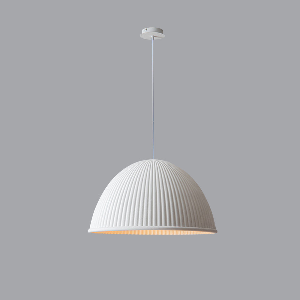 Valentina Modern Semi Resin Pendant Light, Grey/Black/White - Neutral Decor