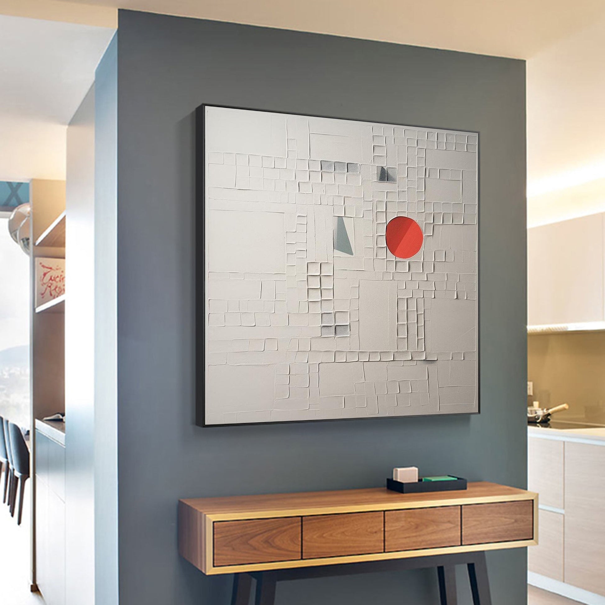 Plaster Art Texture Painting SG245 - Neutralighting