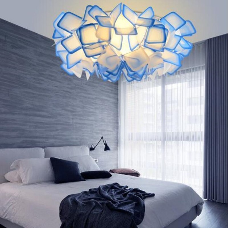 Arisha Modern Multicolour Decorative Flower Acrylic Pendant Light - Neutral Decor