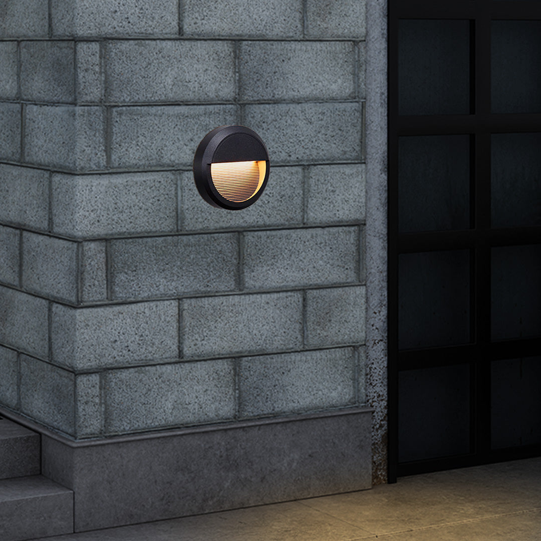 Lester Geometric LED Minimalist Outdoor Step Lights