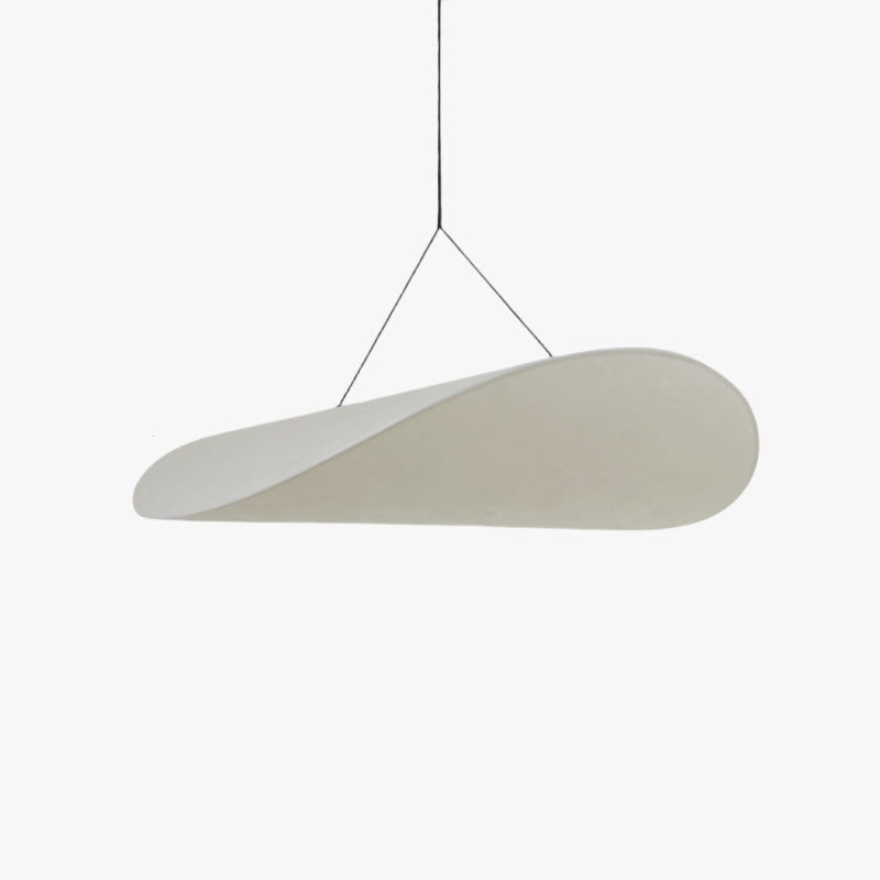 Ritta Vintage Art Deco Pendant Light Metal Silk White Living Room/Hall/Art Gallery - Neutral Decor
