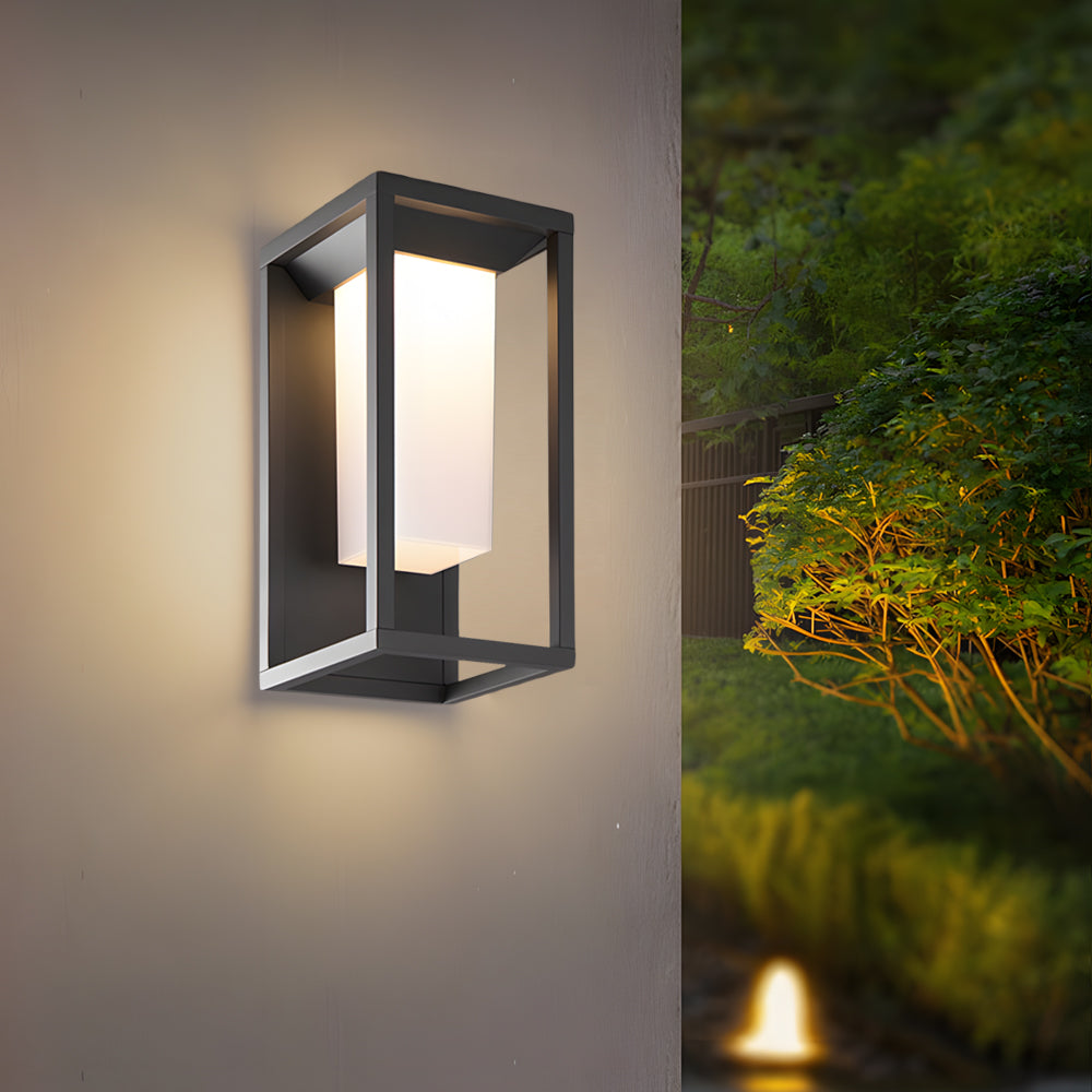 Phili LED Solar Modern Square Outdoor Wall Lights