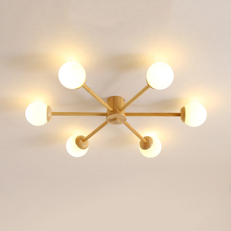 Muto Ceiling Light, Dimmable 6/8 Head - Neutral Decor
