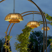 Teri Decorative Modern Ropes Rattan Outdoor Chandelier