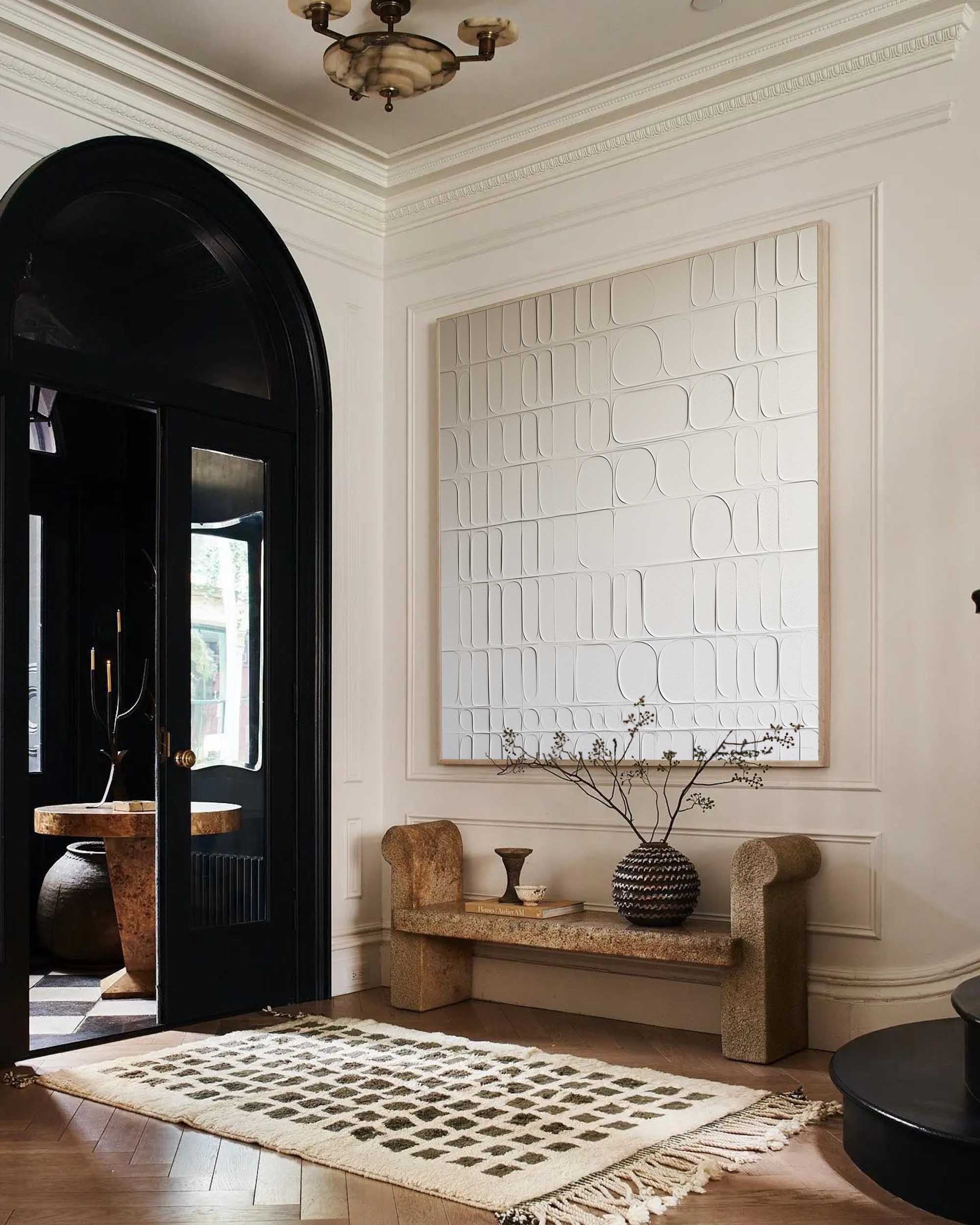 Plaster Art Texture Painting SG247 - Neutralighting
