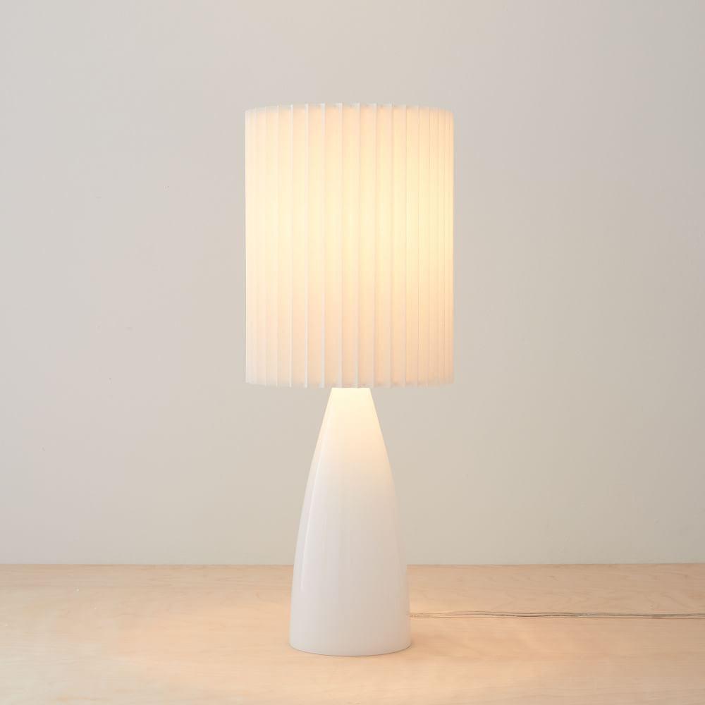 Boko Minimalist Fabric Table Lamp-Neutral Decor