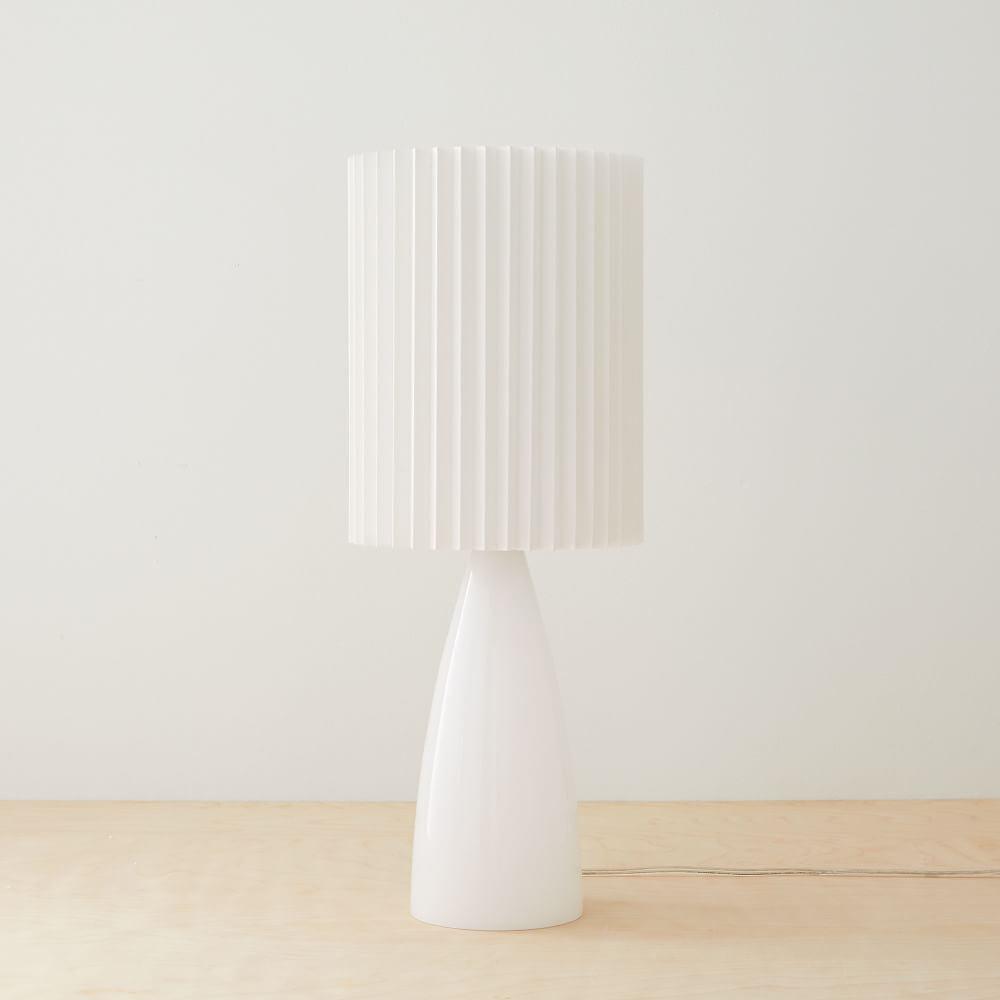 Boko Minimalist Fabric Table Lamp-Neutral Decor