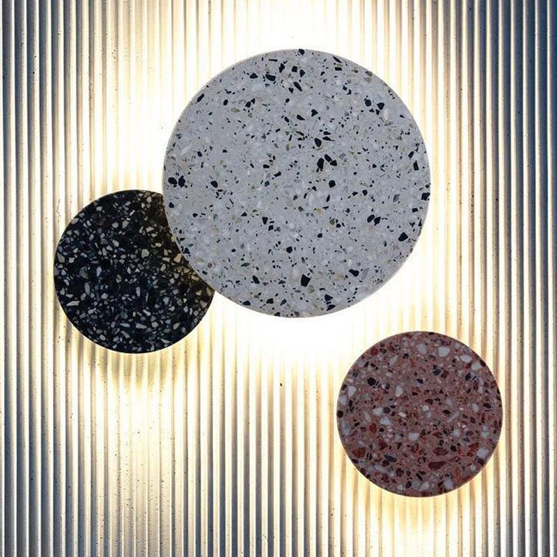 Ruth Minimalist Waterproof Terrazzo Outdoor Wall Lights