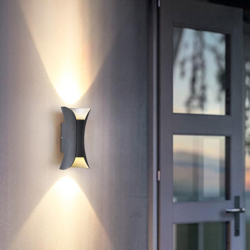 Sunshine Waterproof Modern Glass Outdoor Wall Lights