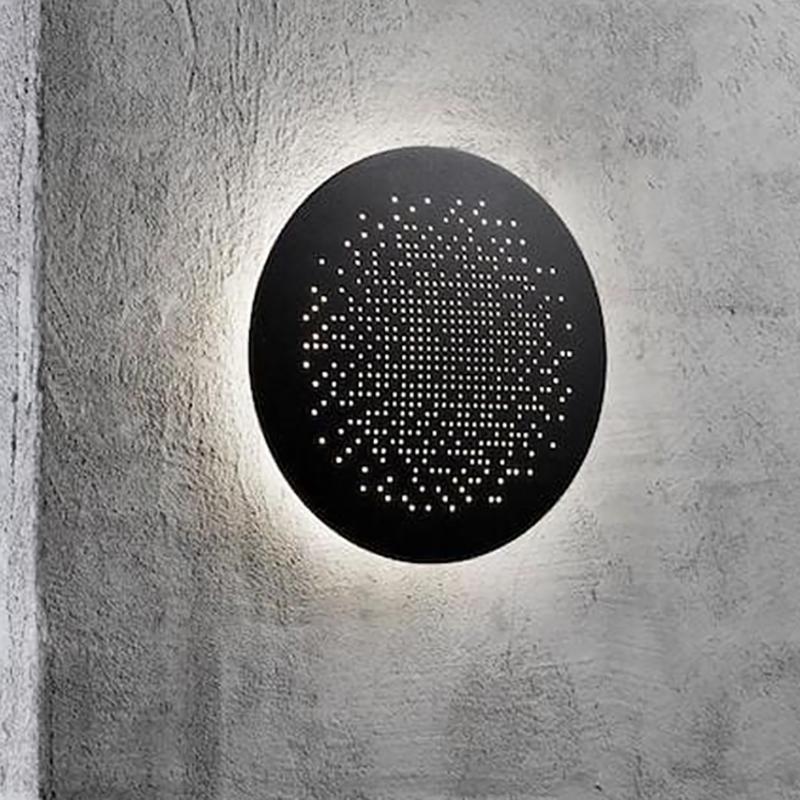 Olga Unique Circular Outdoor Wall Lights