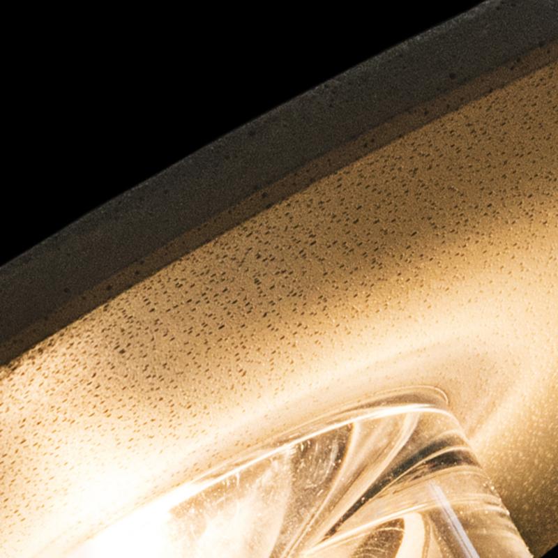 April Landscape Round LED Accent Concrete Outdoor Wall Flush Lights