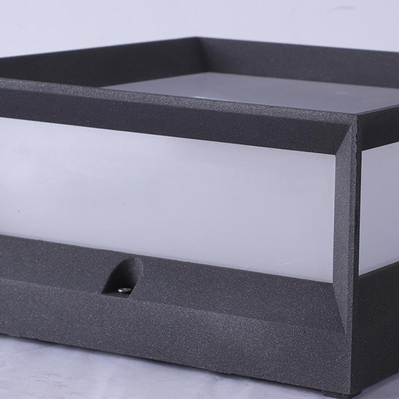 Una Square Unique Modern Solar Outdoor Lights