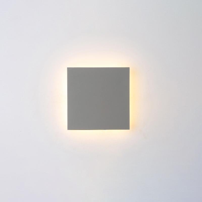 Vanessa Square Flat Modern Outdoor Wall Lights