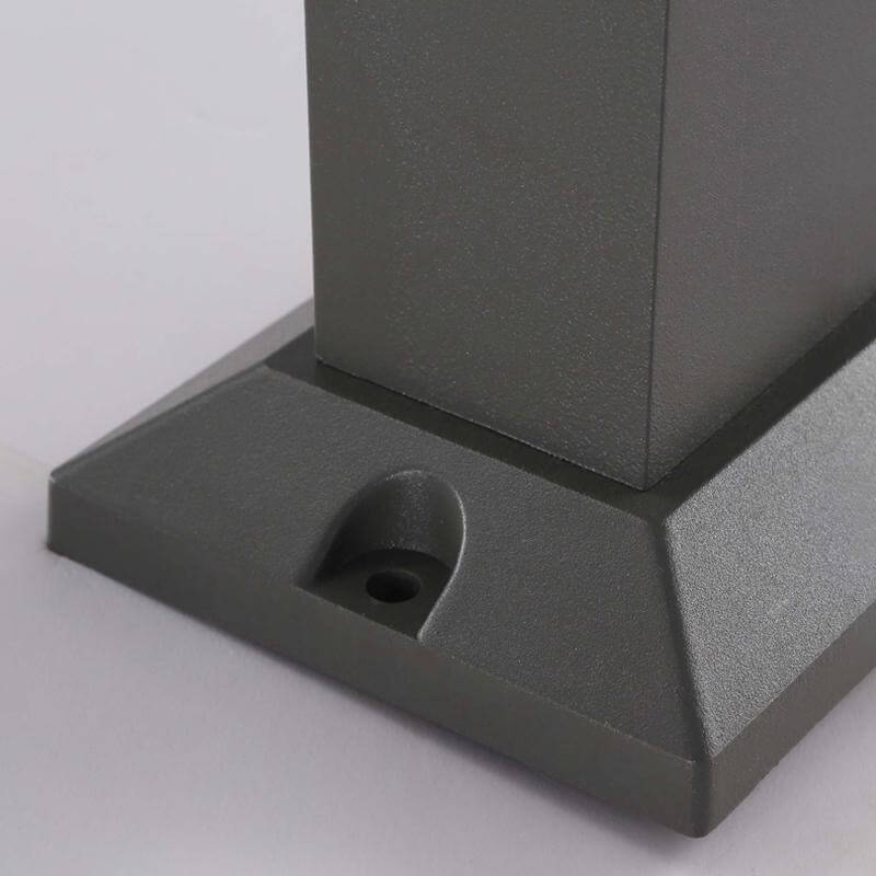 Brina Sleek Cuboid Bollard Waterproof Outdoor Lights