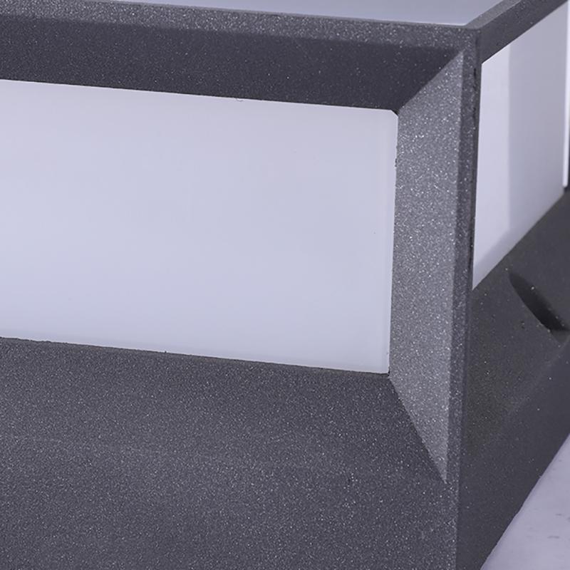 Una Square Unique Modern Solar Outdoor Lights