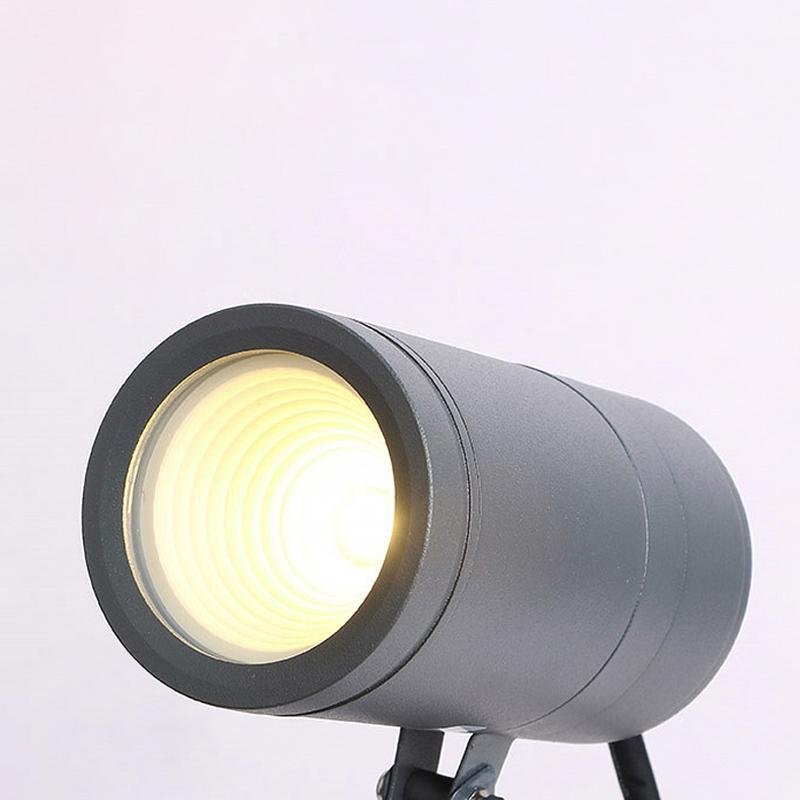 Quintana Adjustable Round Modern Glass Tree Spotlights