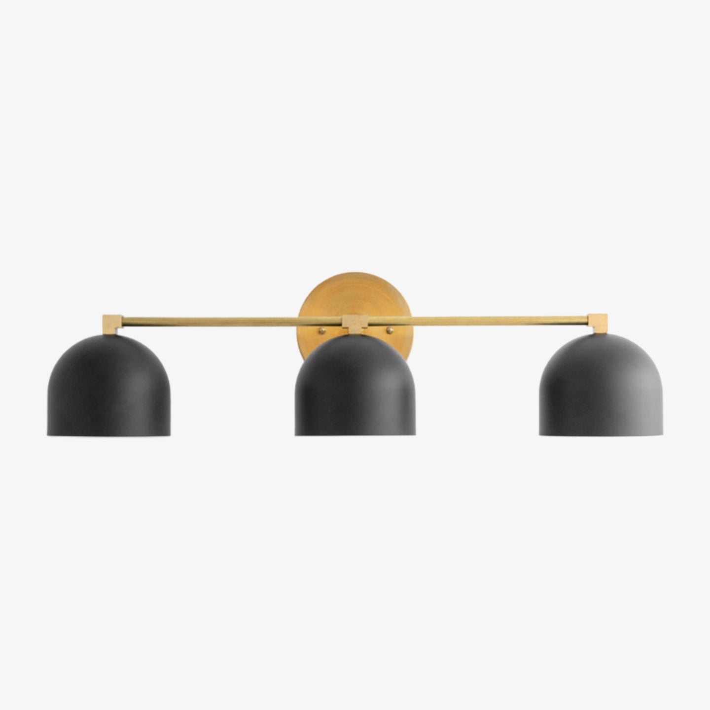 Chroma Dome Brass Wall Sconce Modern Bathroom