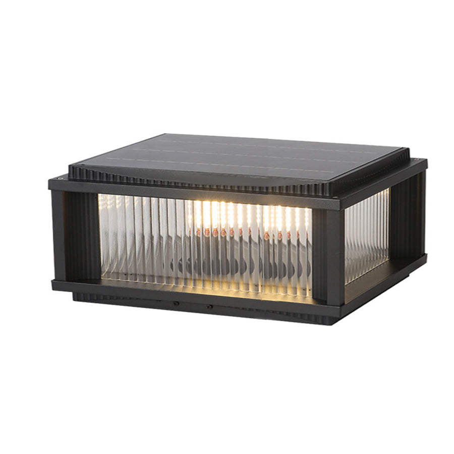 Strge Retro Style Outdoor Pillar Solar Lights