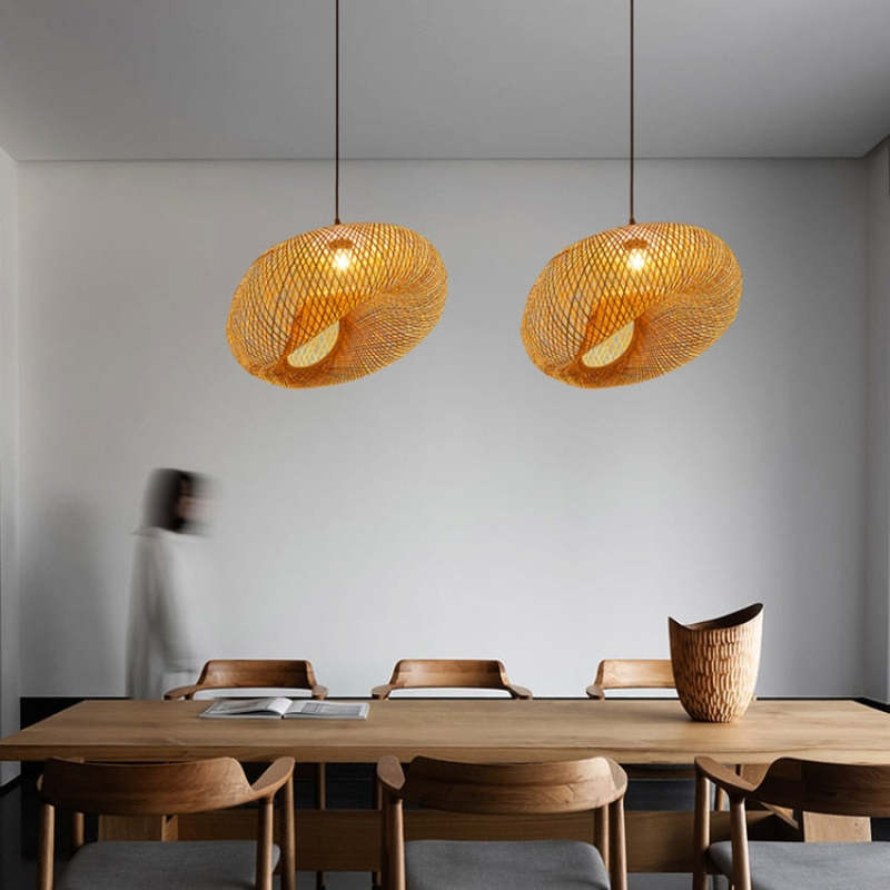 Ritta Bamboo Pendant Light - Neutral Decor