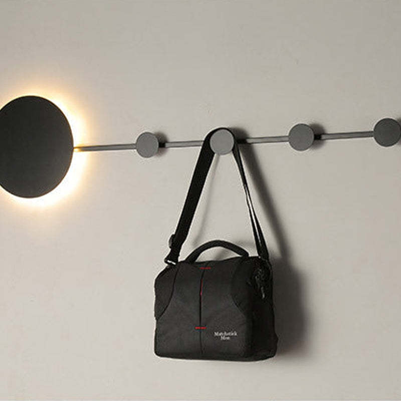Arisha LED Porch Wall Hanging Coat Rack Creative Wall Lamp - Neutral Decor