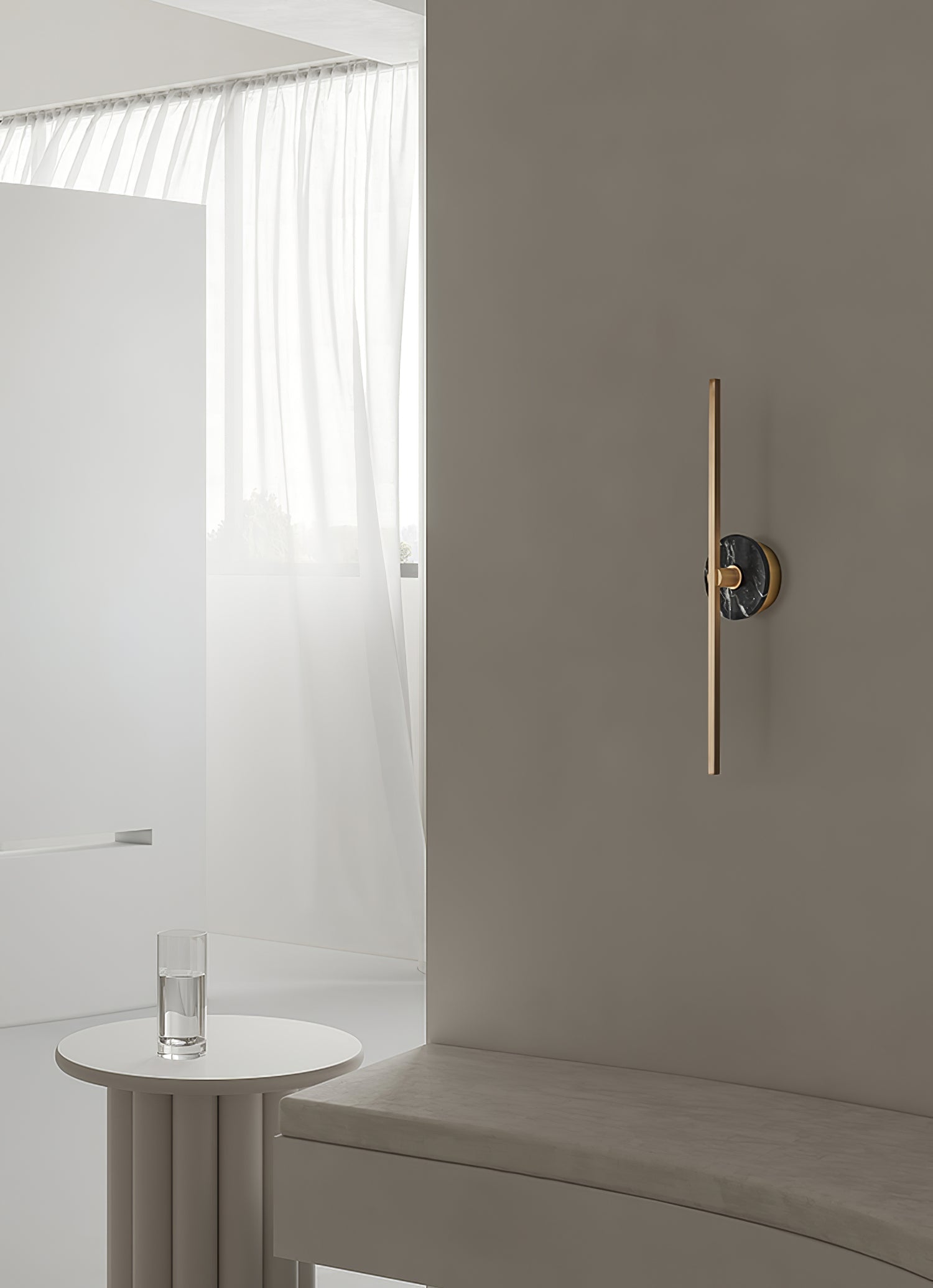 Elmarir Linear Alabaster Wall Light-Neutral Decor